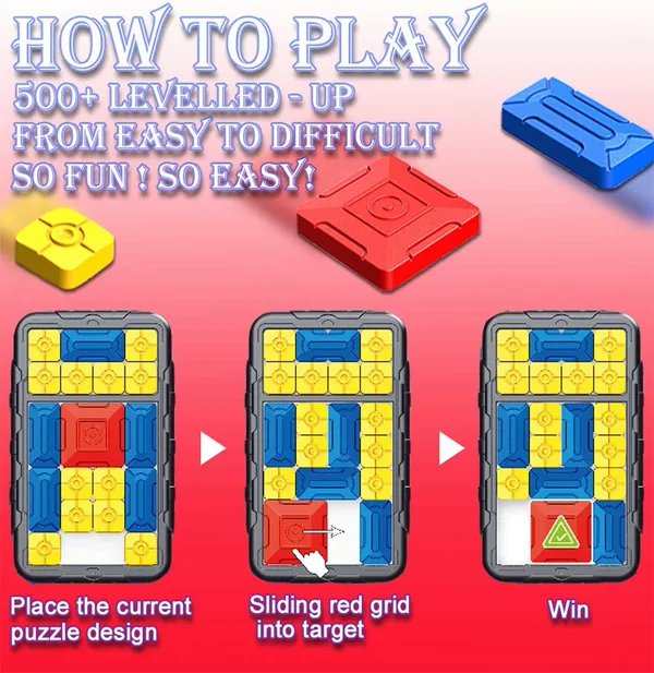 Compact Slide Puzzle Challenge Game