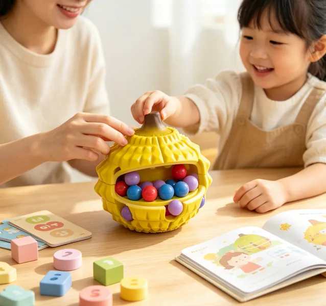 Durian Magic Bean Spinner Puzzle