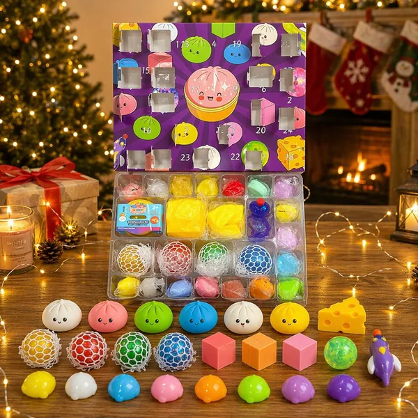 24-Day Baozi Squishy Countdown Box