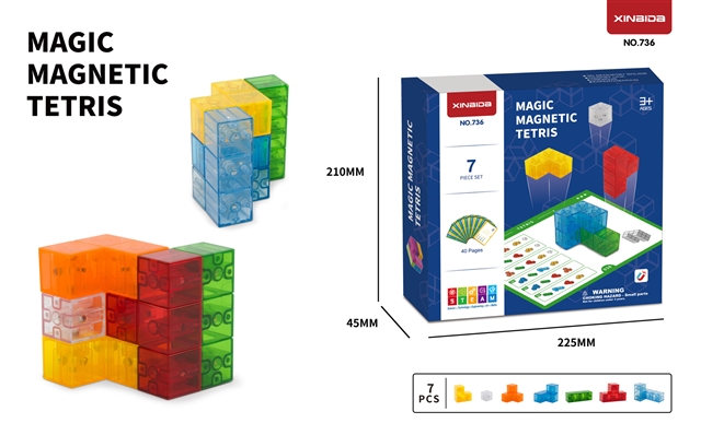 7-Piece Cube Puzzle & Challenge Cards