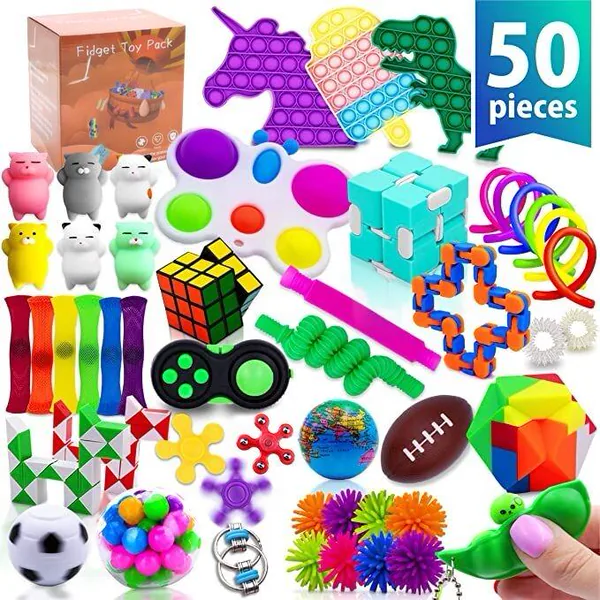 50-Piece Mixed Fidget Selection