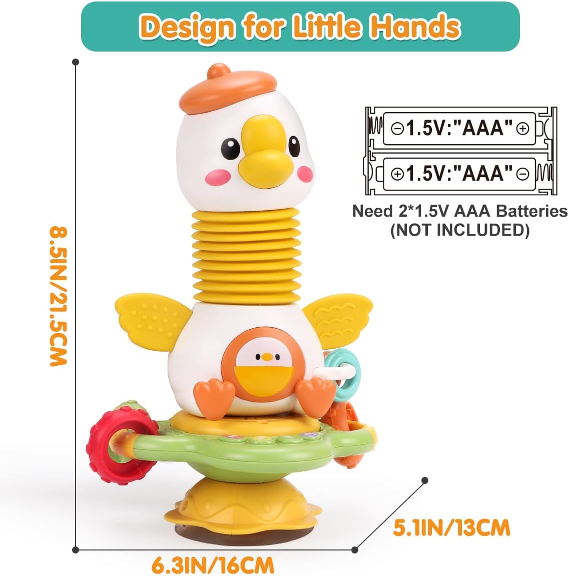 Chicken Stacking & Spinning Activity Toy