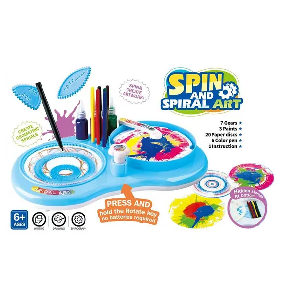Spin-Paint Art Activity Kit