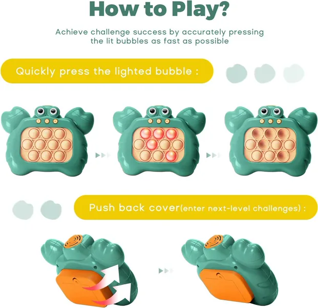 Fast-Push Bubble Game, Model 278484