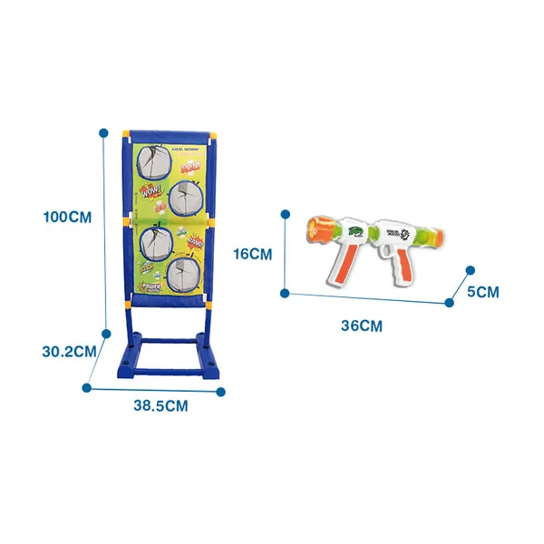 Air-Pump Ball Launcher & Target Set