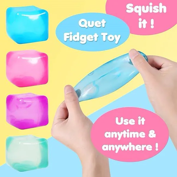 Ice-Cube Squeeze Toy, 7.5 cm