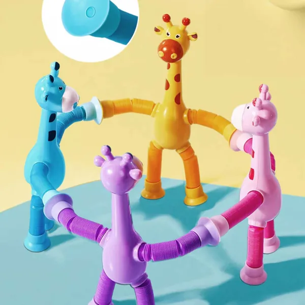 Stretch-Tube Giraffe with Suction Feet