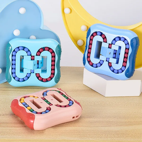 Double-Loop Bead Rotation Fidget