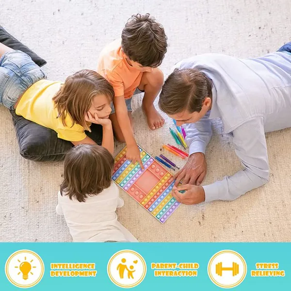 Push-Bubble Fidget Play Board