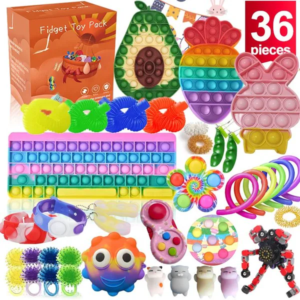 Mixed Squeeze & Fidget Toy Pack