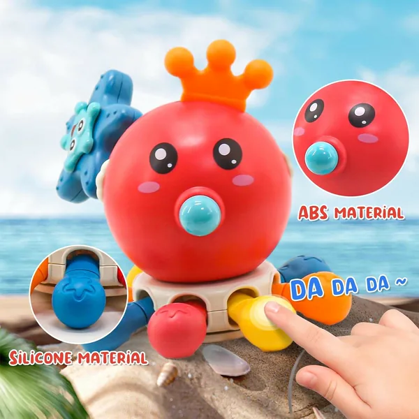 Octopus Pull-String Activity Toy