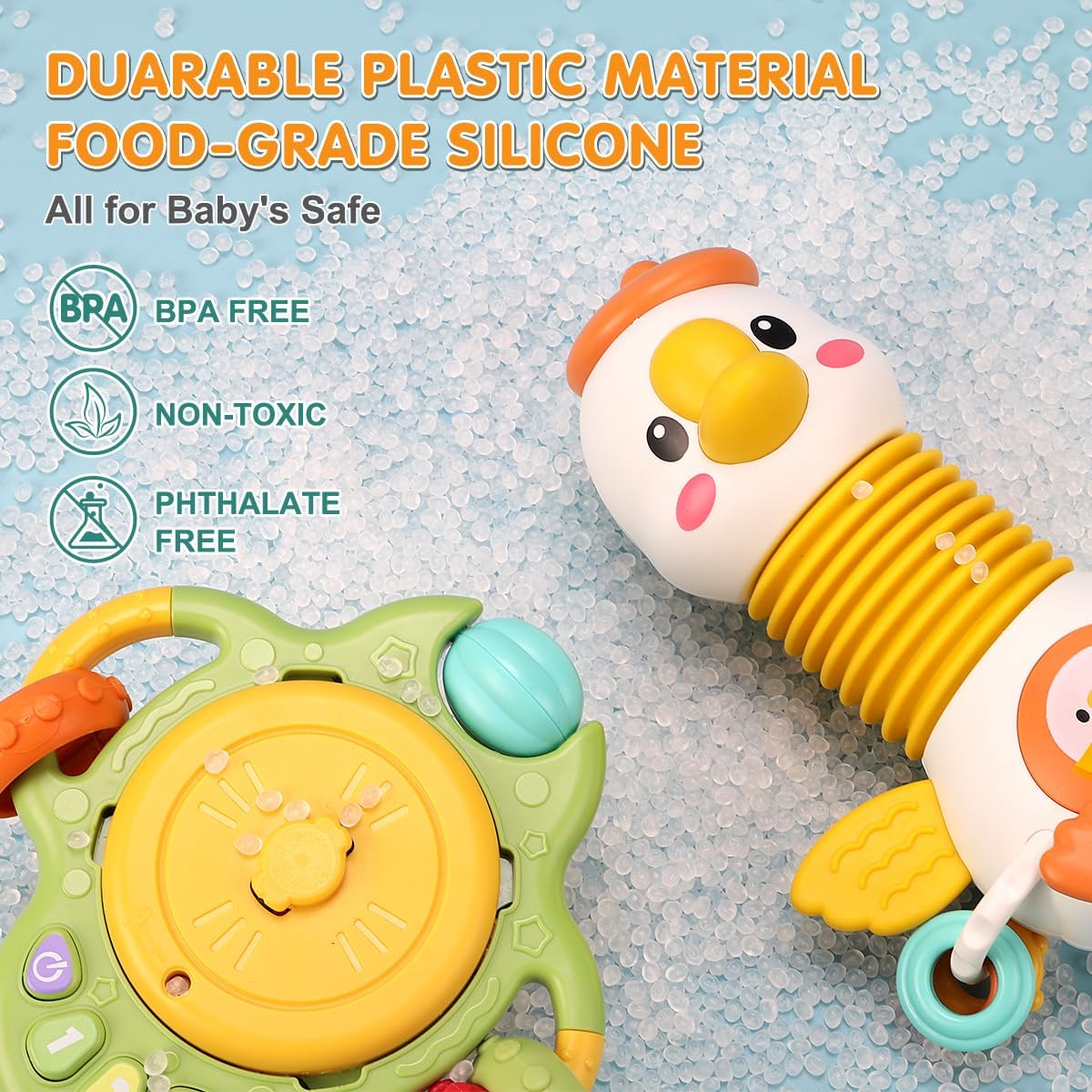 Chicken Stacking & Spinning Activity Toy