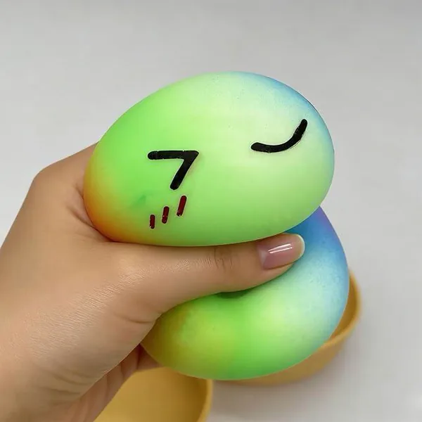 Colorful Dumpling Squeeze Toy & Steamer