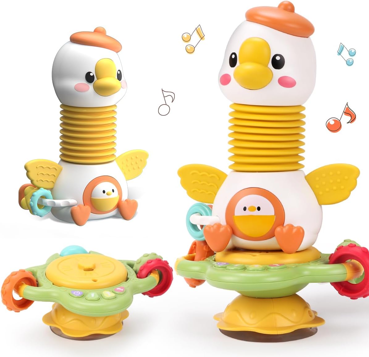 Chicken Stacking & Spinning Activity Toy