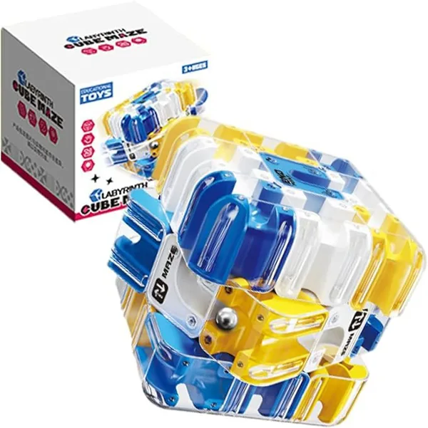 Large Rolling-Ball Labyrinth Cube