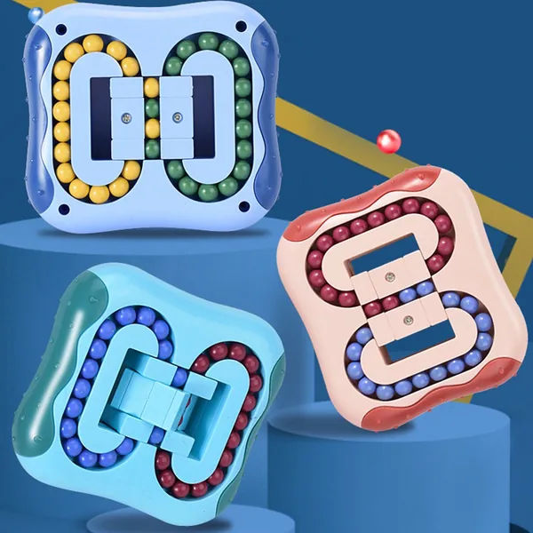 Double-Loop Bead Rotation Fidget