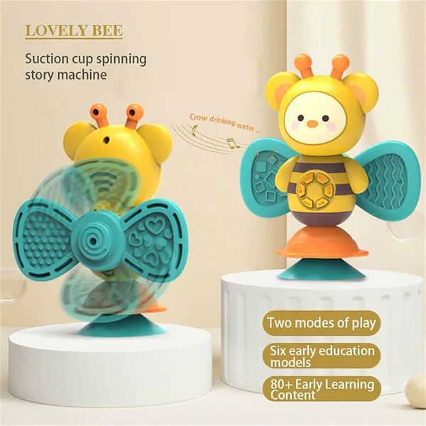 Musical Suction-Cup Spinner