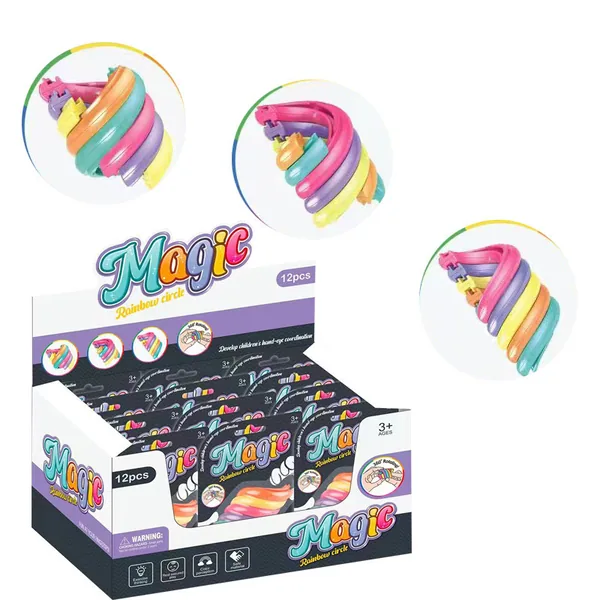 Rainbow Rotating Fidget Ring
