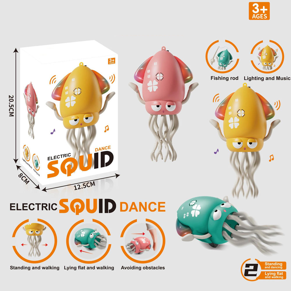 Linked Dancing Squid Toy