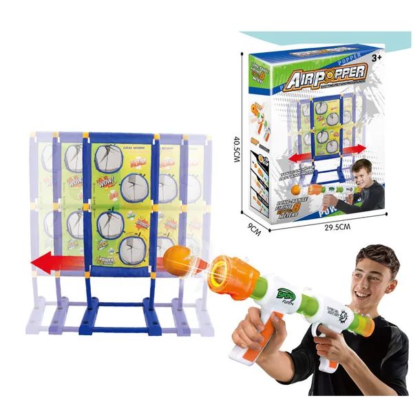 Air-Pump Ball Launcher & Target Set