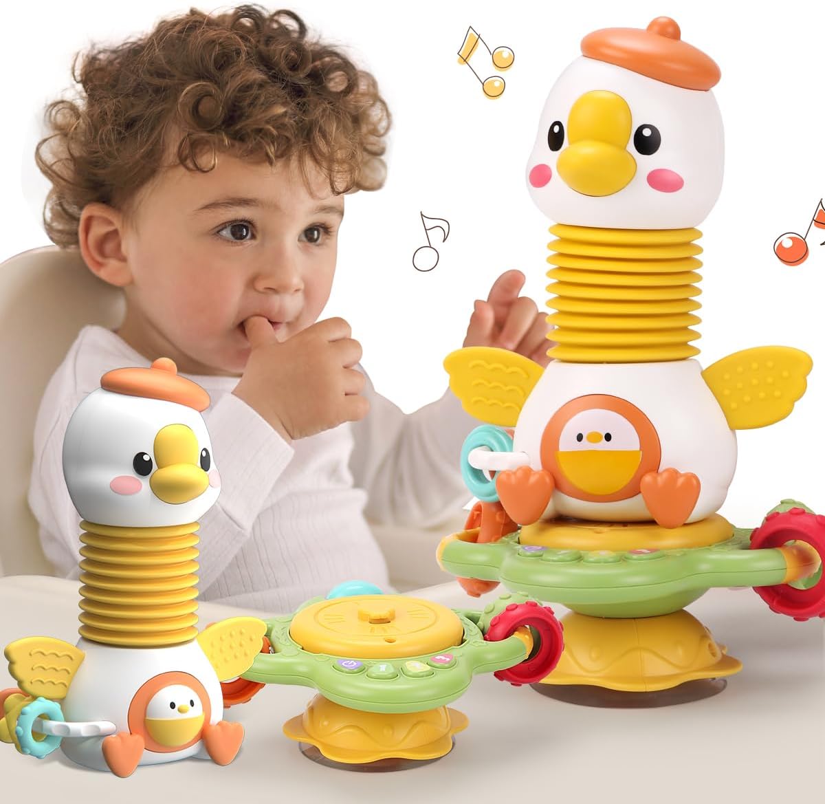 Chicken Stacking & Spinning Activity Toy
