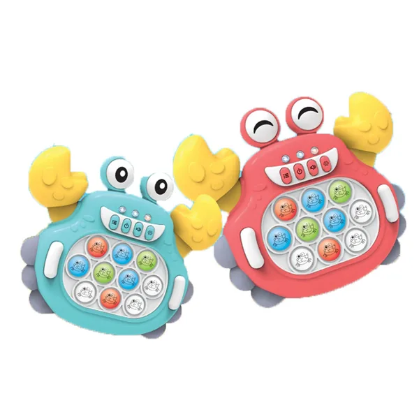 Crab-Shape Light-Up Push Game