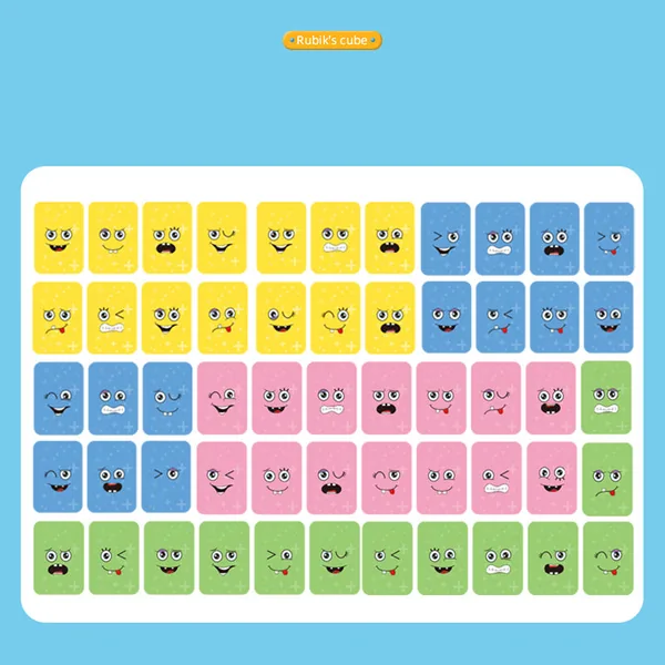 Face-Match Plastic Puzzle Blocks