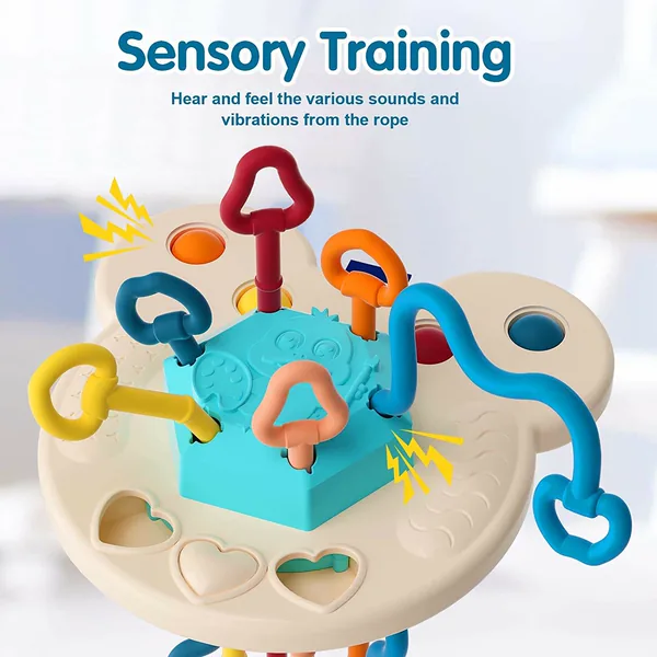 Flying-Saucer Pull-String Activity Toy