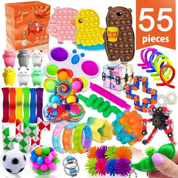 Mixed Squeeze & Fidget Toy Pack