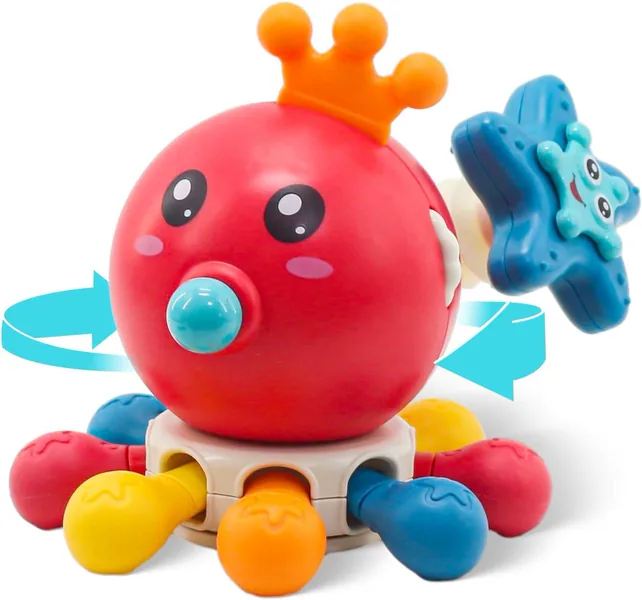 Octopus Pull-String Activity Toy