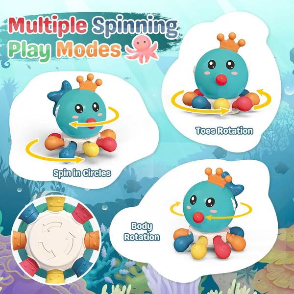 Octopus Pull-String Activity Toy