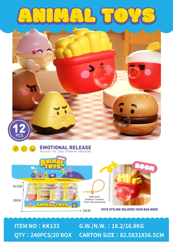 Animal-Shape Novelty Toy Assortment