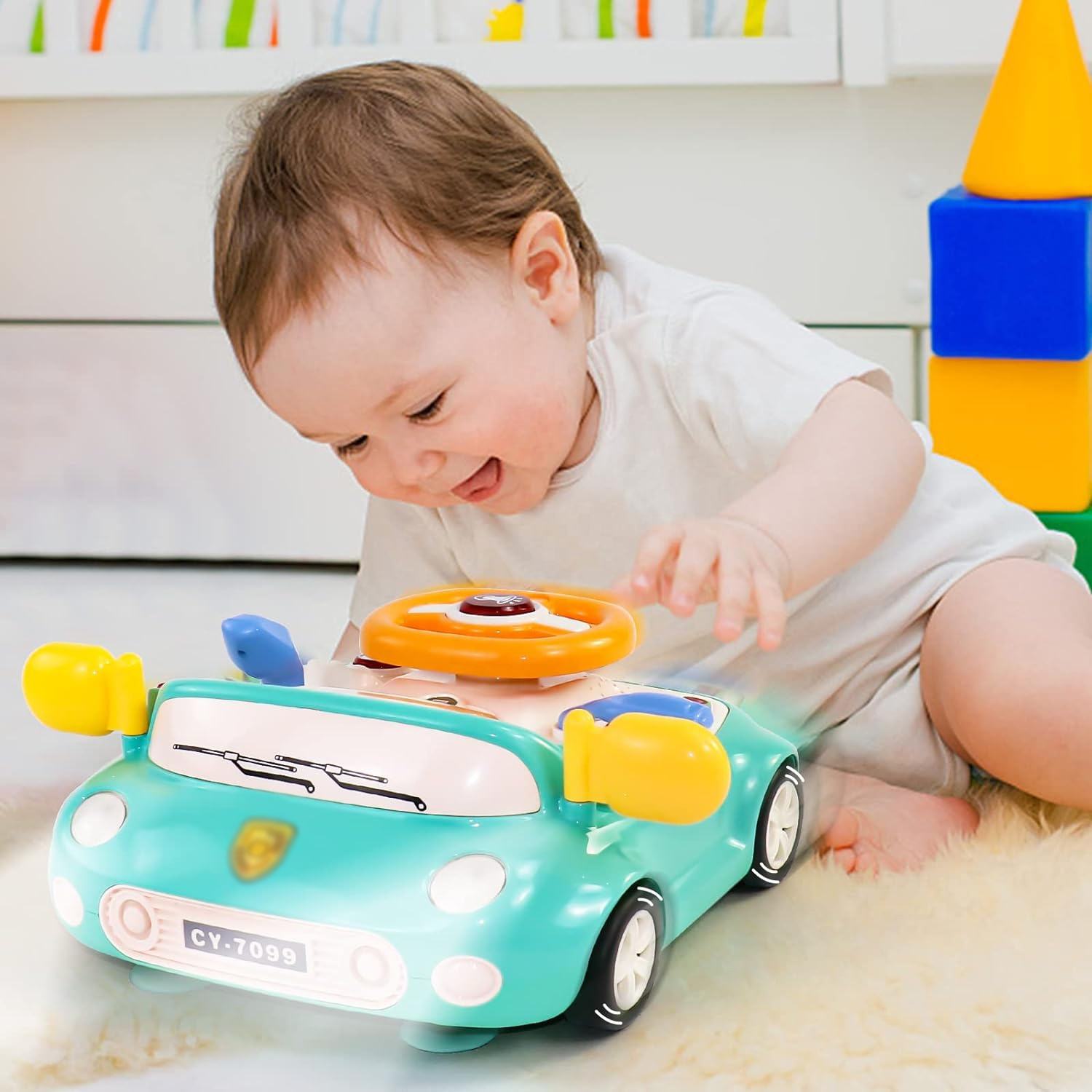 Musical Steering Wheel Play Toy