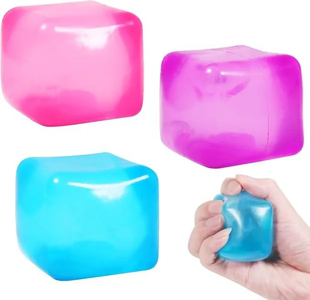 Ice-Cube Squeeze Toy, 7.5 cm