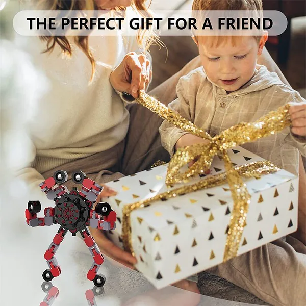Transforming Robot Finger Spinner