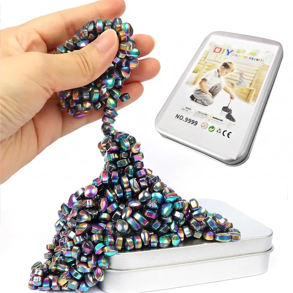 Rainbow Magnetic Bead Construction Set