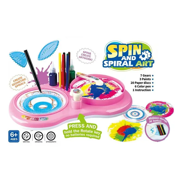 Spin-Paint Art Activity Kit