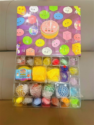24-Day Baozi Squishy Countdown Box