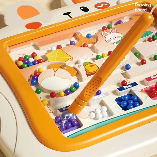 Rabbit Color & Number Magnetic Maze