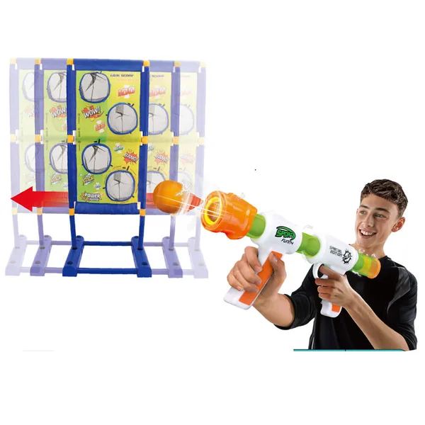 Air-Pump Ball Launcher & Target Set