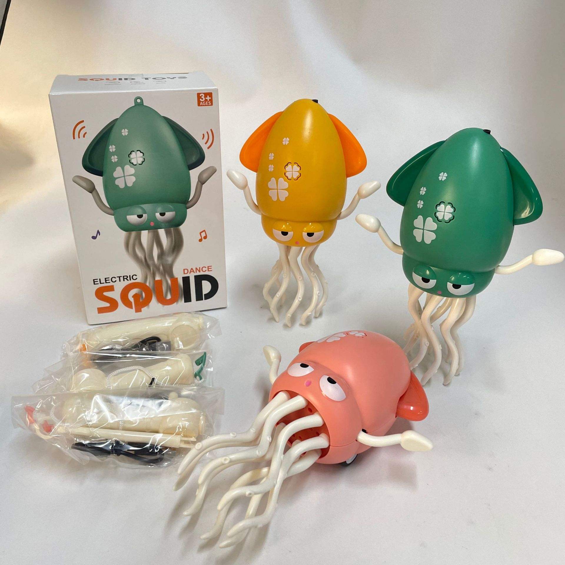 Linked Dancing Squid Toy