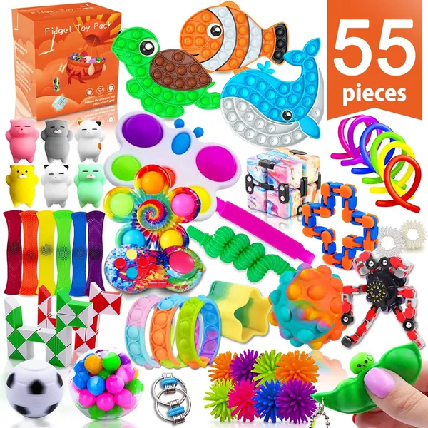 Mixed Squeeze & Fidget Toy Pack