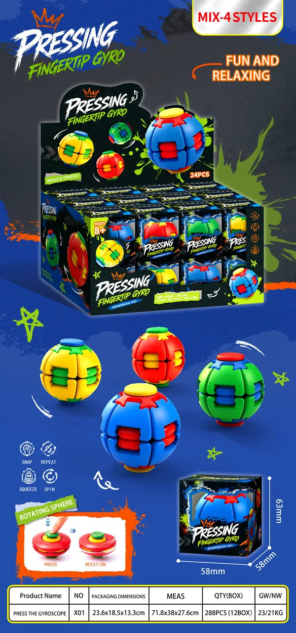Rotating Fidget Ball, Model 350179