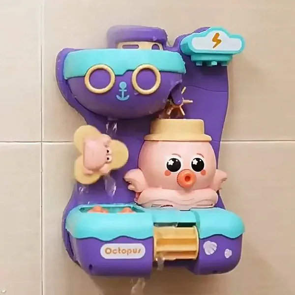 Octopus Waterwheel Bath Toy