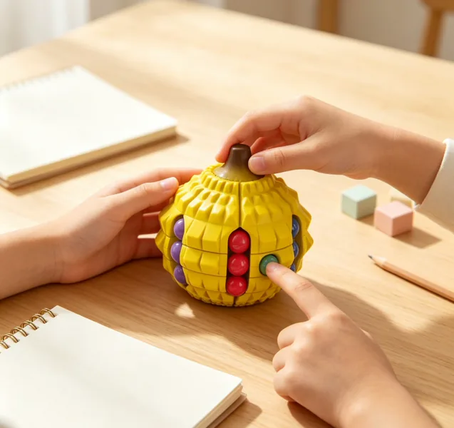 Durian Magic Bean Spinner Puzzle
