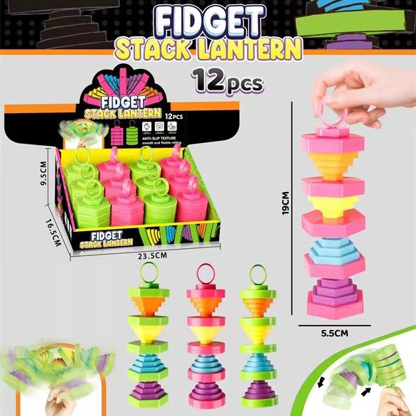 Stacking Fidget in Counter Display