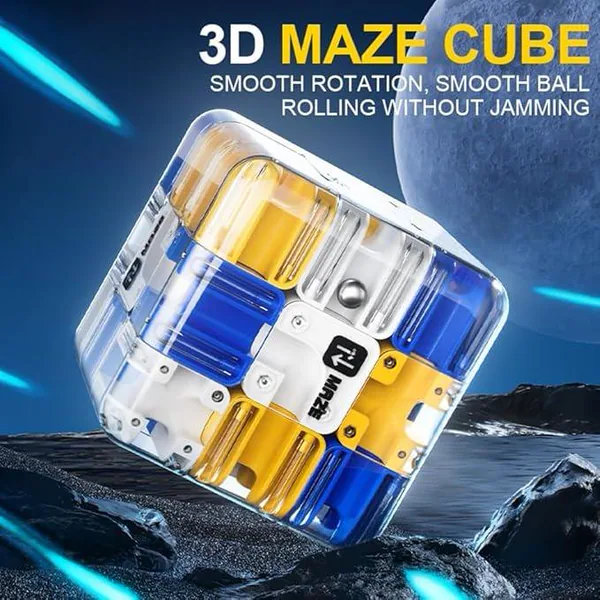 Large Rolling-Ball Labyrinth Cube