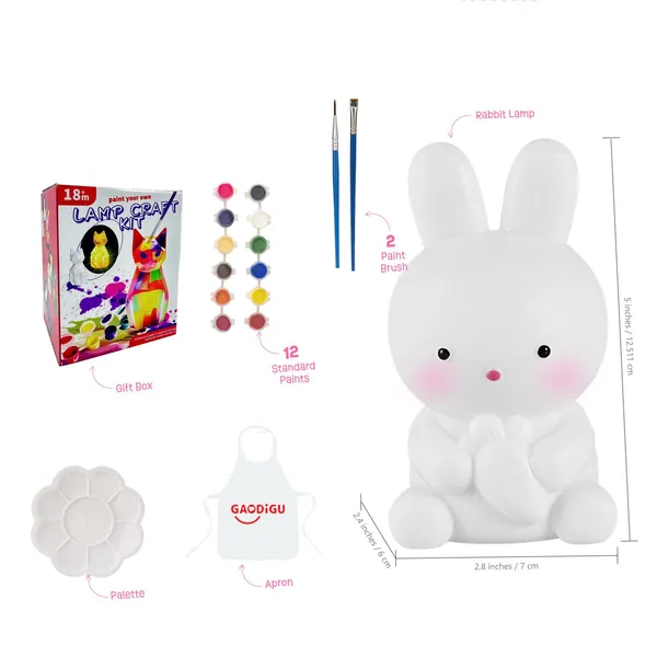Paint-Your-Own Bunny Light Kit