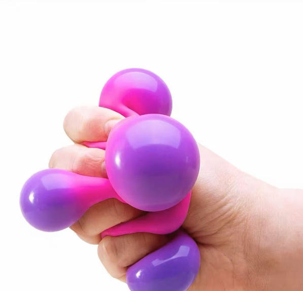 Colorful Dough-Fill Squeeze Cubes