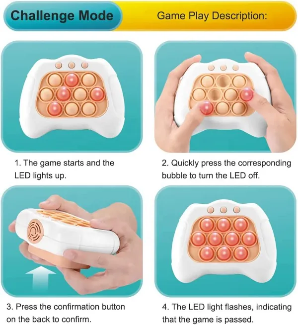 Light-Up Bubble Push Game, Model 273258